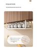 Multifunctional Kitchen Storage Rack for Paper, Film, and Utensils
