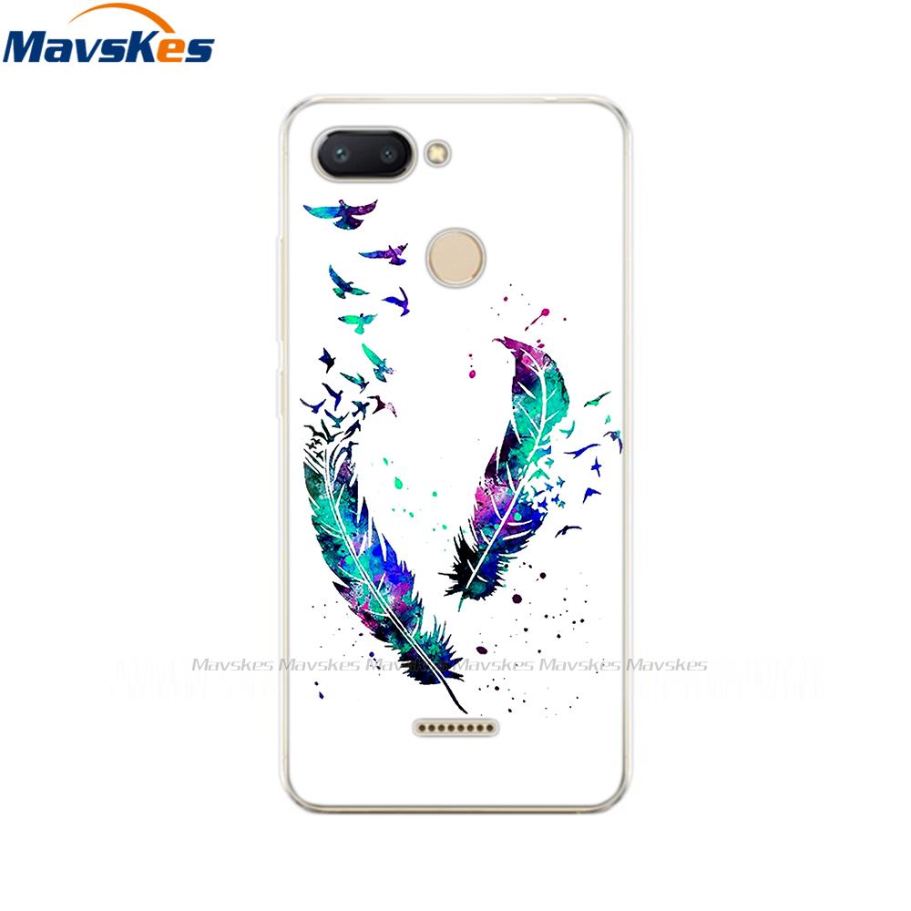 Silicone Cover for Xiaomi Redmi 6 Case Full Protection Soft Tpu Back Cover Phone Case for Xiaomi Redmi 6 Redmi6 Bumper Coque Bag