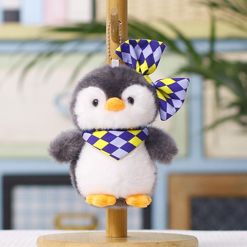 Plush Penguin Keychain With Bow Tie For Kids Gift And Collectible Decor