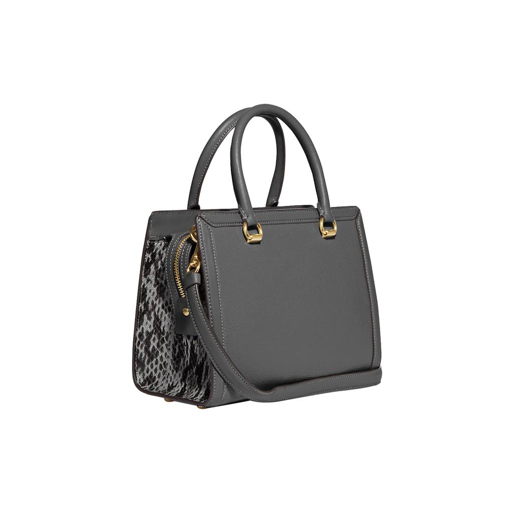 New COACH Grace With Cow Leather And Sheepskin Shoulder Bag, Crossbody Bag, Handbag Medium Size Women's Granite Gray CE606-IMGRT