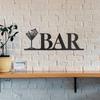 Happy Hour Sign Metal Bar - Black. Home Decor Sign. Wall Art. Outdoor Decor. Living Room & Restaurant.Outdoor Ornament.