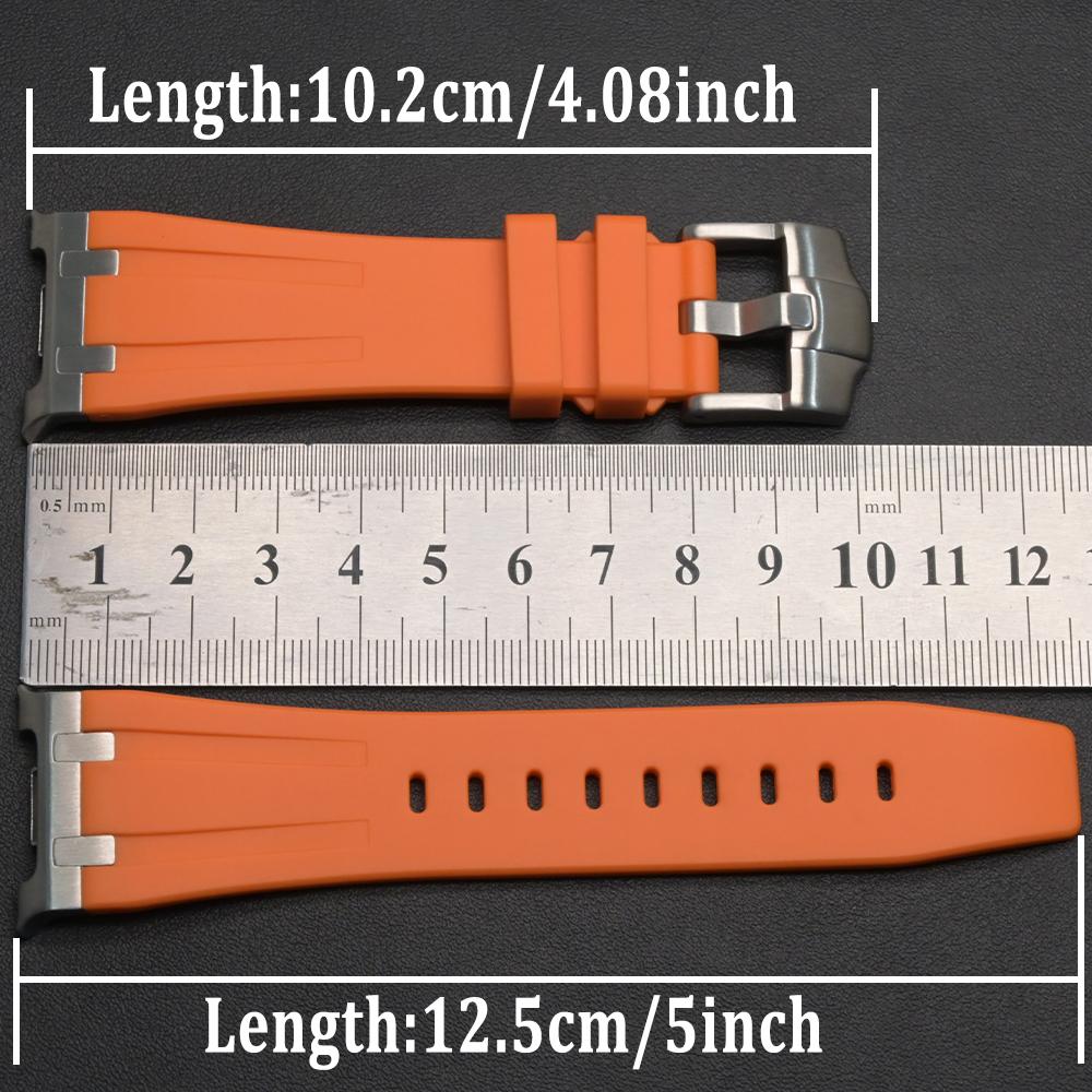 Men Sports Rubber Strap for Samsung Galaxy Watch 8 40mm 44mm 8 Classic 46mm Outdoors Wrist Band For Galaxy Watch Ultra 2025 47mm