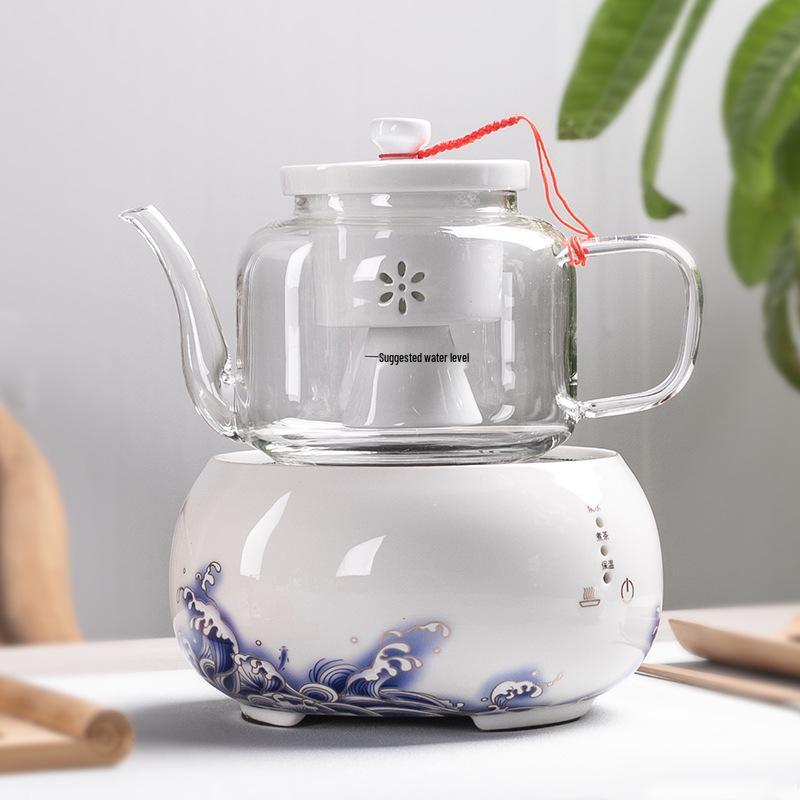High-Temp Resistant Electric Ceramic Tea Stove with Thickened Silicon Glass & Touch Control