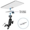 Mount for Satellite Adjustable Poles Clamp for Ladders/Guardrails, Universal Satellite Dish Mounting Bracket