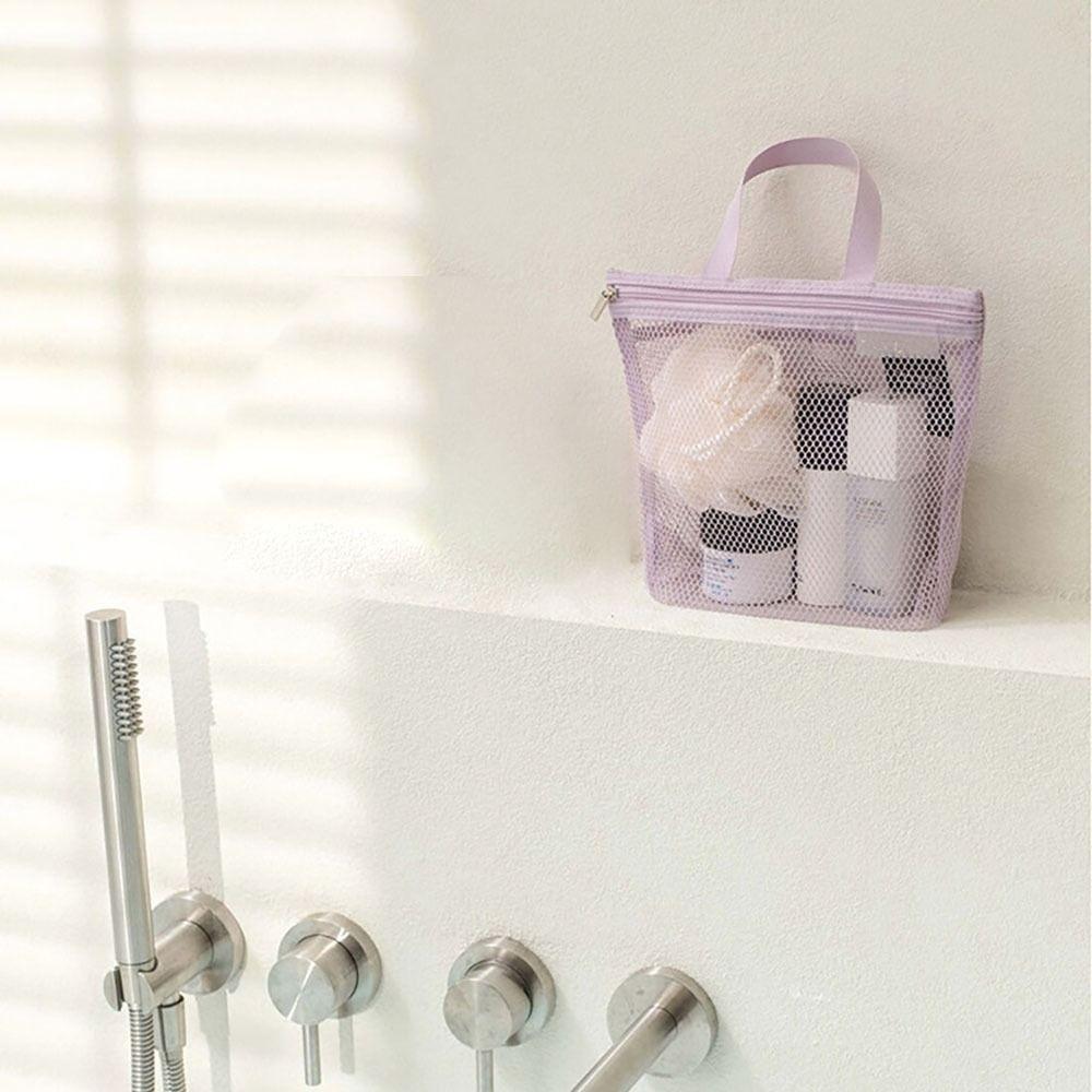 Shower Bag Toilet Bag Quick Dry Mesh Bag New Storage Bag Bathroom