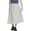 Adidas Volume Skirt Solid Color Loose Casual Long Skirt Women skirts Light-Gray JJ3779