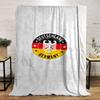 Germany Emblem Design bedroom blanket - printed Flannel blanket for bedroom, living room, sofa, and nap