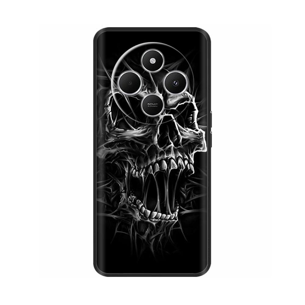For Xiaomi Redmi 14C Silicone Case Cute Pattern Soft TPU Phone Cover For Redmi 14C Fundas Protective Back Cover 14 C Bumper Bags