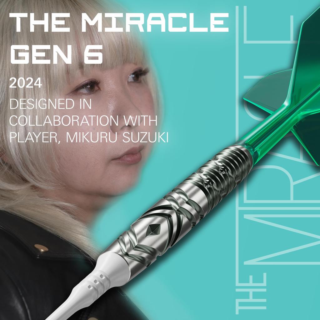 TARGET THE MIRACLE GEN6 2BA SOFT TIP DARTS Miracle G6 Soft Tip 90% 21.5G (The Darts)