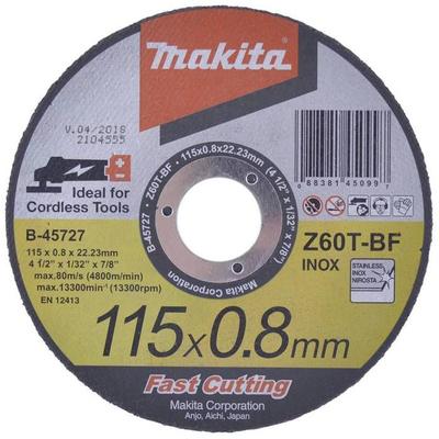 Cutting Disc 115 X 0.8 Mm Stainless Steel Makita B-45727