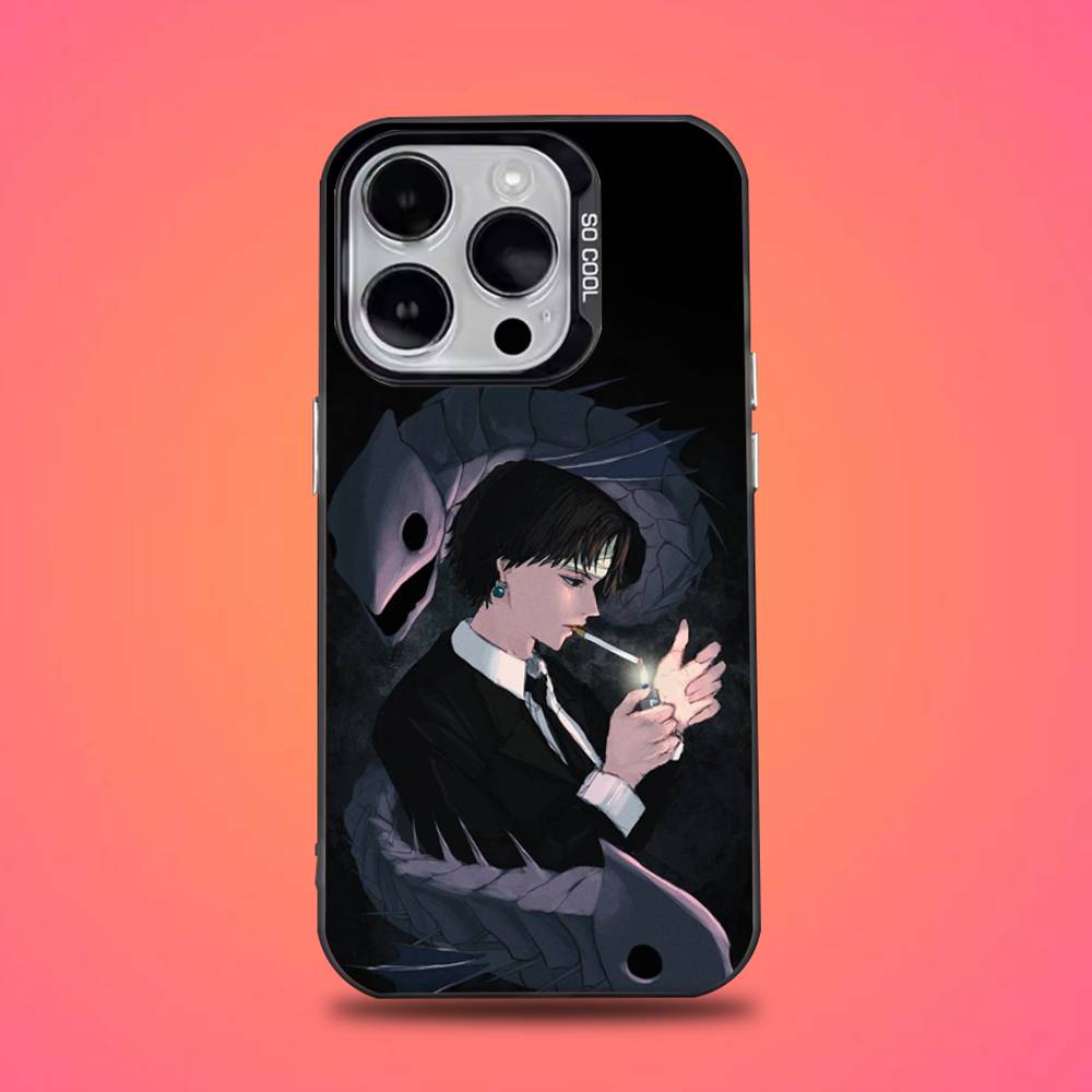 

C-Chrollo L-Lucilfer Phone Case For iPhone 16,15,14,13,12,11,Pro,Max,Plus,Mini,XS,SE Anti Fall Black Matte Hard Bumper iPhone12