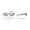 Gentle Monster Letter Logo Irregular Shape Sunglasses Unisex Sunglasses Gray BENVEN-G13