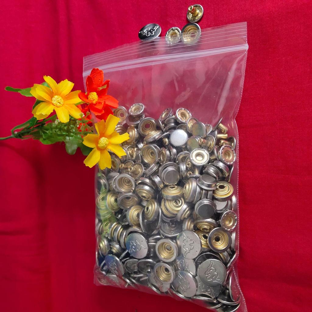 17mm Surface 501 Iron Snap Button for Clothing and Jackets