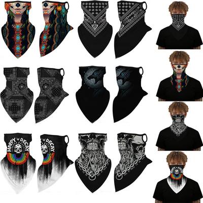 1pcs Breathable Ice Silk Scarf Wrap Windproof Dust Neck Cover Face Mask Bandana Balaclava