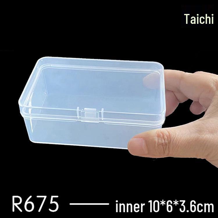 Şeffaf Dikdörtgen PP Plastik Saklama Kutusu, Parça Paketleme İçin Küçük Kare Kap