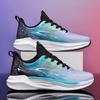 Men Running Shoes Mesh Breathable Outdoor Sports Flat Casual Comfortable Tennis Shoes Lace-up Trendy Sneakers for Man