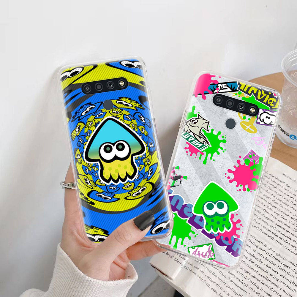 Splatoon TPU Case for iPhone XR 7 8 14 15 11 12 13 X XS Pro Max Xiaomi Redmi 13C Note 9 Samsung A22 S23 S24 Ultra Plus VIVO