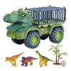 Nyt Stort Dinosaur Transportør Sæt Simulation Tyrannosaurus Rex Lastbil Model Børns Inertia Bil Legetøj Fødselsdag Julegave