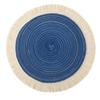 Nordic Table Placemats Round Heat-Resistant Coasters with Fringe Bowl Pads Teapot Trivet for Dining