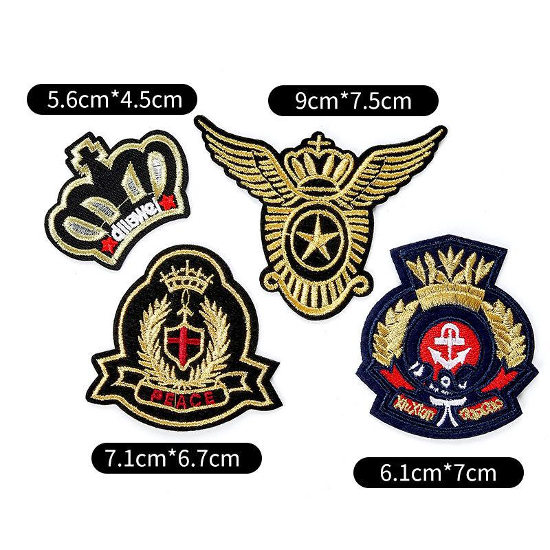 

Значок Наклейка на ткань Наклейка на одежду Нашивка на брюки Наклейка на пуховик Наклейка на джинсы Наклейка для ремонта дырок Узор Вышивка Наклейка 4 #[Mixed 4 pieces]