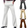 Men's Flared Pants In Multiple Colors - White, Black, Green, Purple, Red, Grey, Khaki, Brown