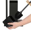 Toilet Suite - SPRINGOS - Black - Metal - Height 79 Cm - Modern and Practical Design