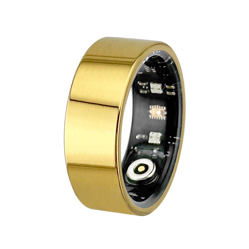 SR02 Smart Ring Stainless Steel Health Monitoring Life Waterproof Multi-sport Modes Heart Rate Blood Oxygen Tracker Ring