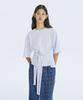 WNDERKAMMER Waist Tied T_Light Blue