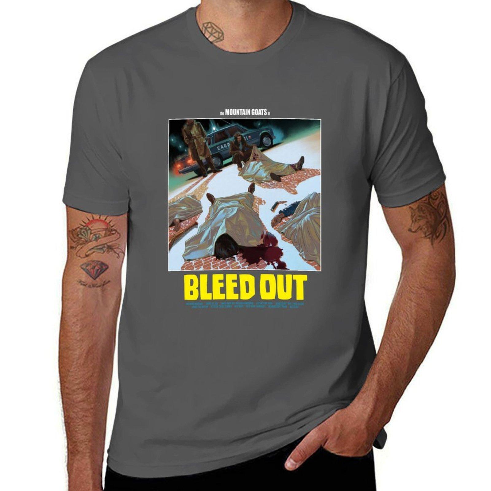 

Bleed Out Album T-Shirt funny t shirts cotton anime t shirts oversize T-Shirt 4XL