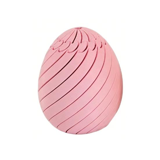 3D-gedrucktes spiralförmiges Ei Fidget Toy Einzigartiges sensorisches Fidget Dreh-Osterei Spielzeug Stressabbau Ei-Kreisel für Kinder Erwachsene Angstlinderung