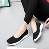 Women’s Moccasins Loafers Casual Green Slip on Walking Shoes Summer Black Lightweight Socks Shoes for Mother Large Size