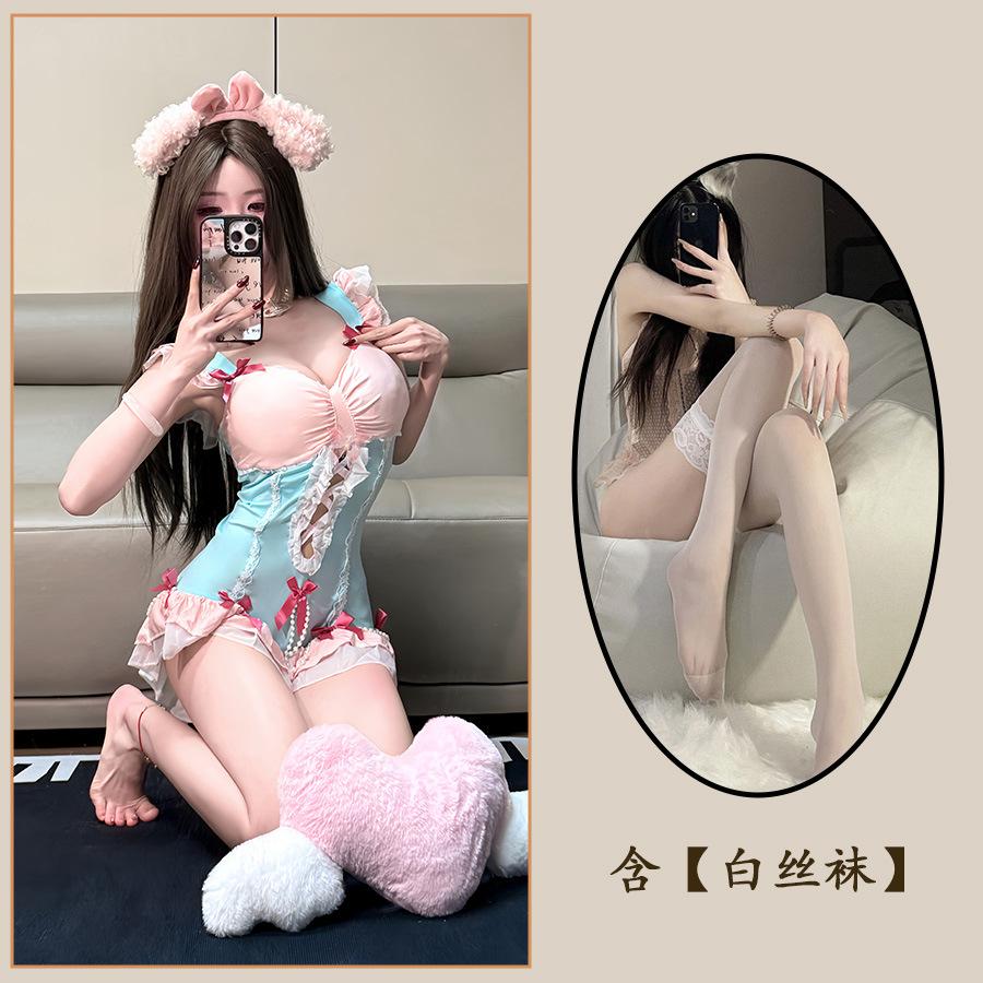 Sex Lingerie Sexy Pure Desire Maid Outfit Maid Uniform Seduction Pure Student Swimsuit Two-dimensional