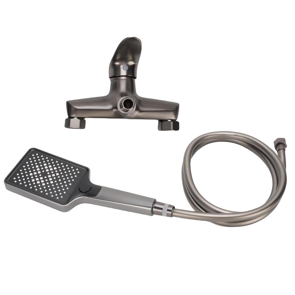 Handheld Shower Head System Kit Copper High Pressure Bathroom Shower Valve Kit with Hose Holder