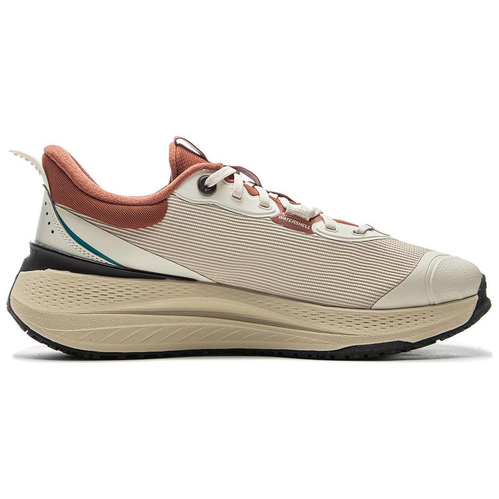 Li Ning Soft Plus Fashion Versatile Lightweight Non-Slip Thick Sole Height Increasing Shock Absorbing Durable Low-Top Casual Shoes AGLU087-5