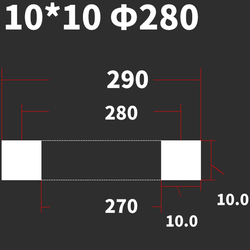 170-1220mm VMQ Silikonkautschuk 10mm Quadratische Dichtung Dichtungsstreifen Für Druck Runde Mannloch-Behälter Runde Mannloch-Tür Sanitär
