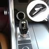 Carbon Fiber Style Car Gear Shift Head Cover Trim For Land Rover Range Rover Sport 2018- Auto Interior