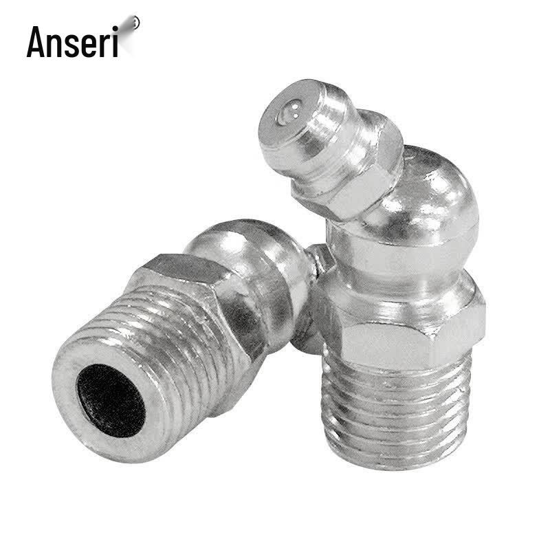 Nickel-Plated 45-Degree M10x1 Grease Nipple