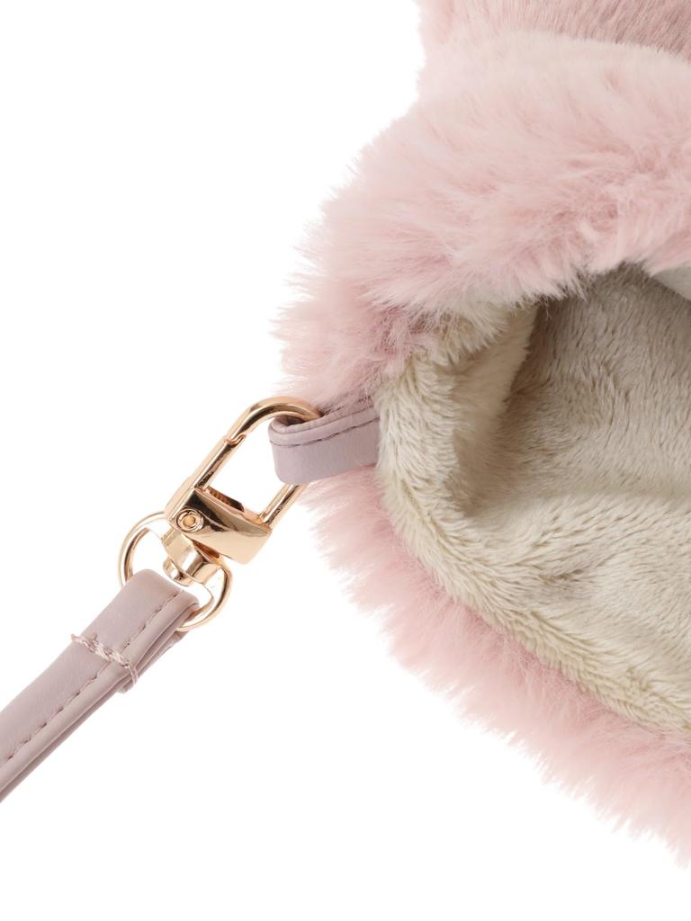 de Apparel Corded Fur Mittens for Ivory [Maison Fleur] Women,