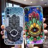 Hamsa Hand Amulet Psychedelic Case for Motorola G10 G20 G30 G31 G32 G34 G35 G41 G42 G50 G51 G52 G55 G60 G60S G62 G71 G72 G75