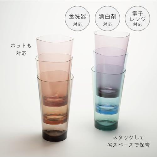 Plakira Breakproof Beer Glasses, Set of 6, 660ml, Dishwasher Safe, Made in Japan, Perfect for Outdoor Activities, Kids, and Home Parties. Cute and Sty