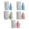 Christmas Dwarf Candle Silicone Mold Table Ornament Mould DIY Plasters Mold