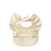 Cute Flying Sleeve Shaped Feeding Bib with Water Proofing Layer, Adjustable Saliva Towel for Baby 6-36 Months