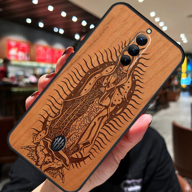 

Buddha Jesus Guadalupe Wood Case For ZTE Nubia Red Magic 11 10 8 9 8S 9S 10S Pro Plus 10 Air 5G 6R 6 7 6S 7S Pro Cover Red Magic 7S