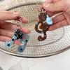 Fun And Colorful Acrylic Keyring With Musical Notes For Gift Giving Music Symbol Keychain Pendant With Musical Note