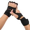 1Pair Leisure Fitness Neoprene Sporting Gloves Silicone Antiskid Hook&loop Fixed(black M )