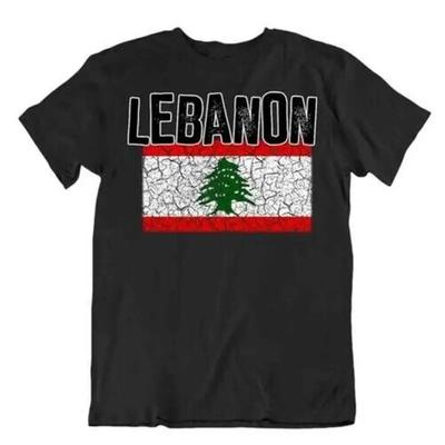 Flag T Shirt Lebanon Fashion Country Souvenir Gift Tee Pride Logo