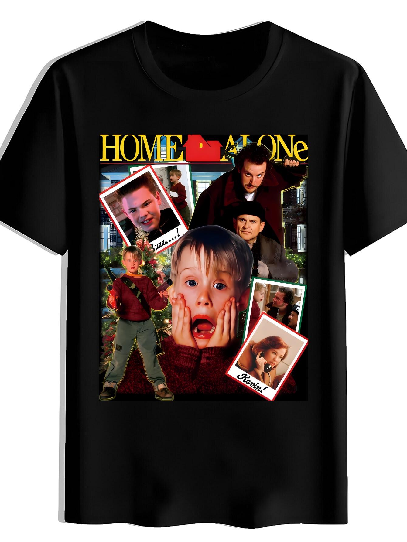 T-shirt HOME ALONE House Icon - Movie Nostalgia Design with Red House Print XXXL