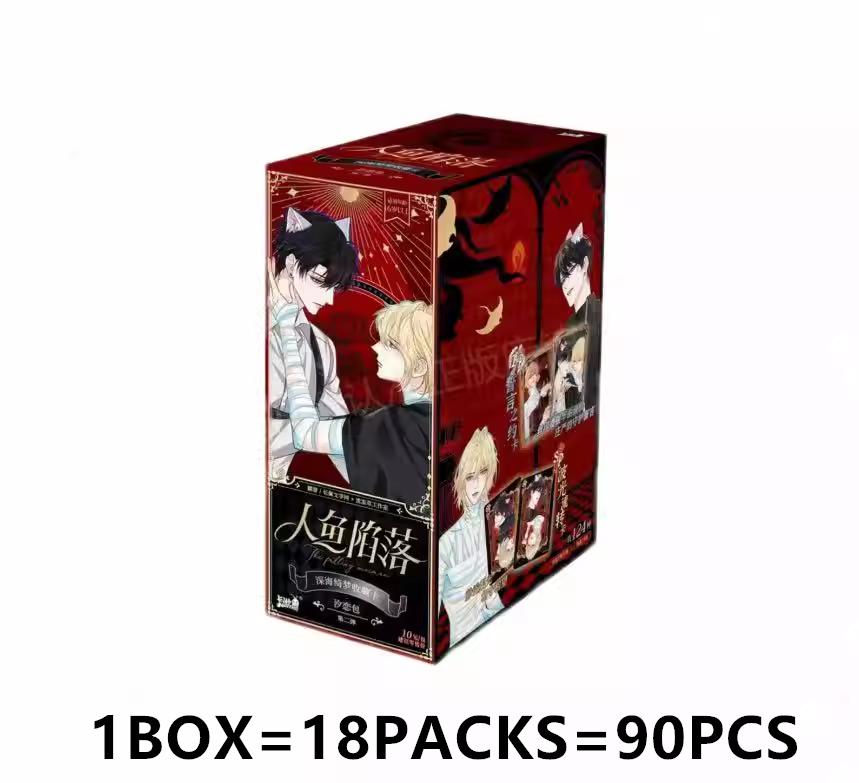 Genuine The Falling Merman Cards Vol.5 Island Imprint Liuying Edition Rim Baud Bai Novel Peripheral Anime Collection Cards Toys