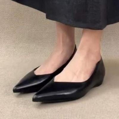Damen Ballerinas Spitzschuhe Party Loafers Trend Neue Sandalen Elegant 2025 Sommerkleid Frau Flache Schuhe Sandalen