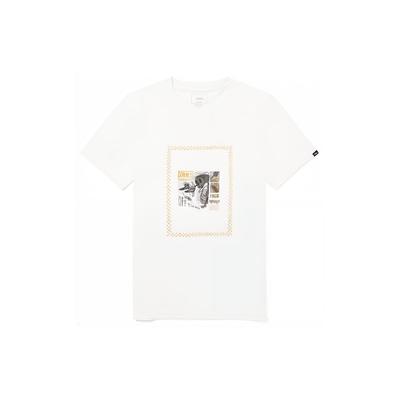 Vans OTW Artist Zijing Wang Collaboration Personalized Print Short Sleeve T-Shirt Unisex Tops White VN0A4URMWHT
